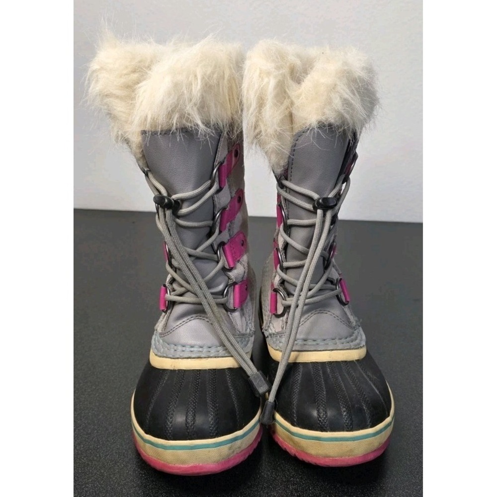 Sorel Boots 2 Gray Pink Joan of Arctic Duck Winter‎ Snow Waterproof Insulated - Picture 4 of 7